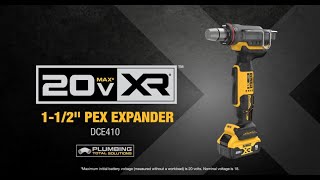 New Dewalt DCE410 112quot Pex Expander [upl. by Feune]