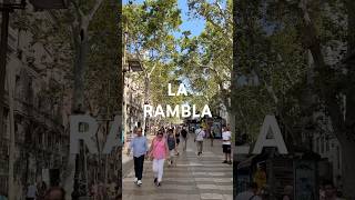 🌳La Rambla Barcelona Spain barcelona spain larambla [upl. by Glasgo249]