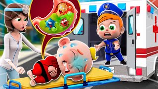 OUCH My Stomach Hurts  More Funny Kids Songs And Nursery Rhymes  PIB Little Song [upl. by Attenat]