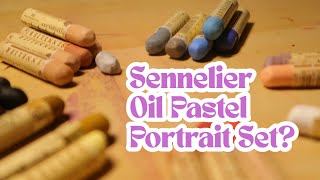 Sennelier Oil Pastel Portrait 24 Set Review [upl. by Hakilam]