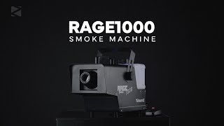 BeamZ Rage 1000 Snow Machine with Wireless controller [upl. by Anikehs]