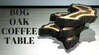 Bog oak coffee table robot project [upl. by Perren]