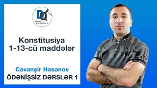 Dövlət Qulluğu  Ödənişsiz Dərslər  Konstitusiya 113 maddə [upl. by Weitman]