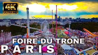 🇫🇷Paris France LA FOIRE DU TRONE  The largest traveling funfair in France [upl. by Rett632]