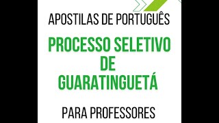 Processo Seletivo de Guaratinguetá 2024 [upl. by Lorelie758]