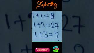 solvethepuzzle mathstricks mathpuzzle learnwithiqx fypシ゚ shorts mathematics puzzle riddles [upl. by Esilana]