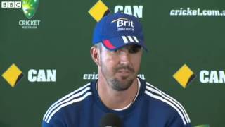 BBC Sport Kevin Pietersen reacts to Geoffrey Boycott mug comments [upl. by Lebama]