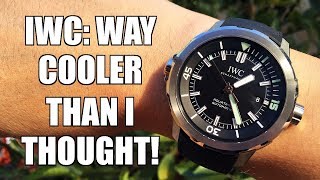 The Coolest IWC Youll Ever See Aquatimer Automatic Dive Watch Review IW329001  Perth WAtch 231 [upl. by Hardin]