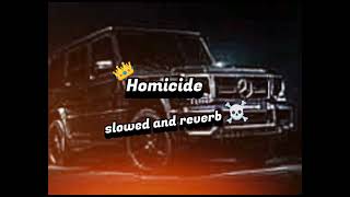 Homicide song  sidhu moosewalaslowed and reverbGAmusic302 [upl. by Jarred]