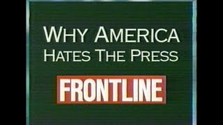 Frontline Why America Hates the Press PBS 1996 [upl. by Adaven]