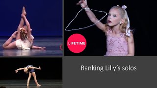 Ranking All of Lillys Solos On Dance Moms [upl. by Ydurt]