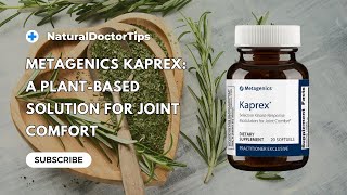 Metagenics Kaprex A Plantbased Solution for Joint Health [upl. by Cybil]