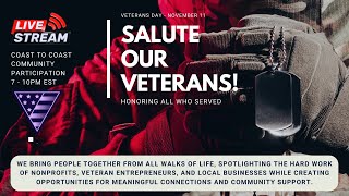 Community Coast To Coast LIVE  Veterans Day Edition [upl. by Llyrehc473]