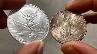 2020 libertad 🪙 vs 1985 libertad low mintage of 300k [upl. by Hannan]