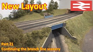 New Layout Build  Making more progress on the branch line [upl. by Ahter]