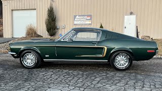 1968 12 Ford Mustang Fastback R Code 428 Cobra Jet Highland Green The Ultimate Bullitt [upl. by Ddene]