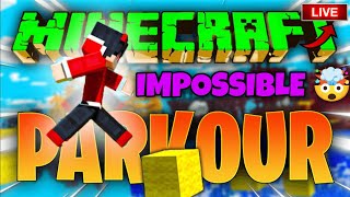 INSANE PARKOUR MAP  🔴 LIVE STREAM 🔴  MINECRAFT PARKOUR 🔴 LIVE STREAM 🔴 [upl. by Ajet]