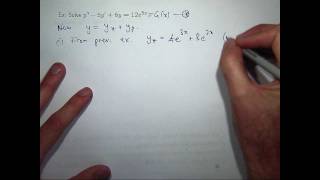 Nonhomogeneous 2ndorder differential equations [upl. by Nilam]