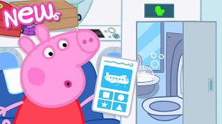 Peppa Pig Tales ✈️ Tiniest Plane Bathroom EVER 🚽 BRAND NEW Peppa Pig Episodes [upl. by Jaqitsch]