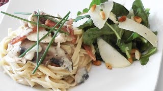 Creamy Chicken Pasta Recipe  Marks Cuisine 28 [upl. by Etnwahs]