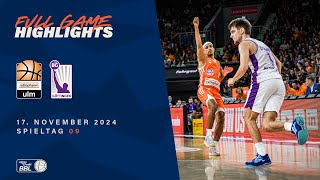 ratiopharm ulm vs BG Göttingen  Full Game Highlights  Spieltag 9 202425 [upl. by Adnertal]