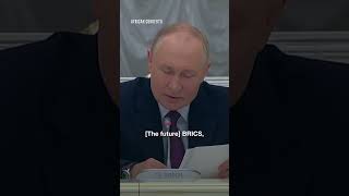 Putin compares G7 and BRICS GDP over time [upl. by Dnesnwot646]