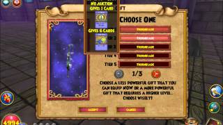 Wizard101 Evergreen Bundle All Gear and Wand Tiers [upl. by Gney]