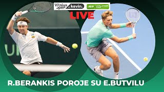 Vilnius Open by kevin LIVE Ričardas Berankis poroje su Edu Butvilu [upl. by Ettennej]