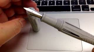 Stone Mask 2 3D printed fountain pen [upl. by Gerdy]