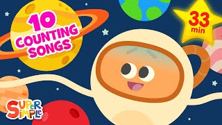 8 Little Planets  STEM Counting Song for Kids  Super Simple Songs [upl. by Saraiya]