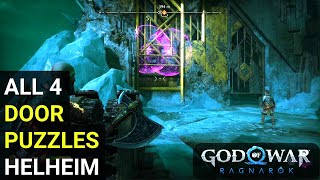 God Of War Ragnarok  How To Solve All Gate Sigil Puzzle In Helheim  Helheim Reunion Door Puzzle [upl. by Jeanelle]