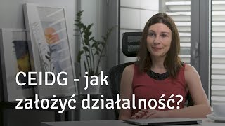 CEIDG  jak założyć działalność [upl. by Okomom]