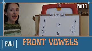 Pronunciation of English Vowel Sounds  Front Vowels Part 1 [upl. by Pachston]