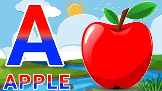 A for apple b for ball song abcd song abcd rhymes video abcd learning  Pinkya2z [upl. by Arlynne]