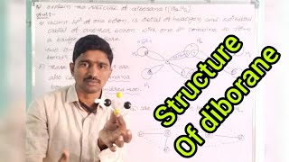 structure of diborane Chemistry SR [upl. by Yednarb]