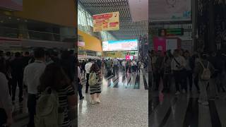 Leaving the 2024 135th Canton Fair is crazy busy at end of day keedovlogs cantonfair [upl. by Wojak]