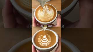 The Best Latte Art Pattern for Beginners Subscribe for daily coffee content Latteart [upl. by Nnuahs]