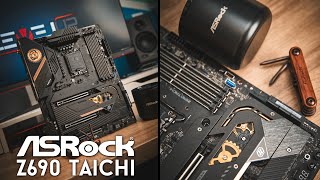 ASRock Z690 Taichi Motherboard  The best Z690 board [upl. by Ailatan]