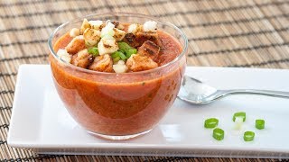 How to Make Gazpacho  Gazpacho Andaluz Recipe [upl. by Evelunn]