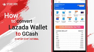 How to Convert Lazada Wallet to GCash  Star 888 Eloading [upl. by Behah]