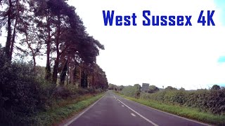 4k Drive  Petworth to Chichester  A Scenic Road Trip in Southern England [upl. by Ellerud]