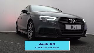 Audi A3 TFSI S Line Walkthrough [upl. by Anitsyrhk89]