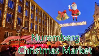 Nuremberg Christmas Market 2023 🎄  Christmas Walk 4K  Germany [upl. by Delmar428]