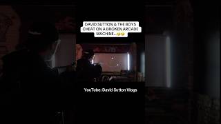 They cheated on the arcade machine…💀😭 shorts davidsutton clips [upl. by Akilat]