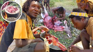 The Remarkable Life Of The Hadzabe Tribe  HuntingCooking And Surviving In The Wild [upl. by Daberath]