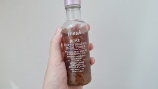 Fresh Rose Deep Hydration Facial Toner Review [upl. by Palila]