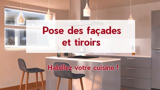 LES TUTORIELS  12 Pose des façades et tiroirs [upl. by Sadler]