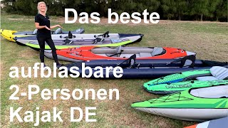 Aufblasbares Kajak 2 Personen Test  Die besten im Vergleich [upl. by Nwad338]