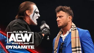 Sting says showtime is just getting started for Darby Allin  AEW Dynamite 41223 [upl. by Alleul592]