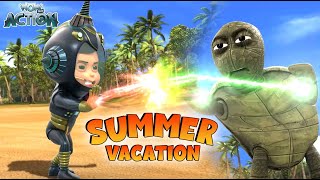 Vir Vs Fast Turtle  Vir The Robot Boy In Hindi  Summer Vacation New Episode S04E02 [upl. by Gerrit]